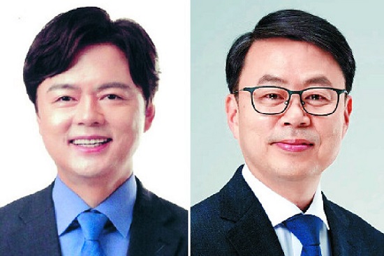 김현정 당선자(왼쪽), 박홍배 당선자