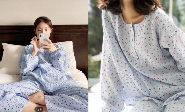중국 이커머스 '쉬인(SHEIN)'에서 판매한 잠옷(왼쪽)과 아이디어스에서 판매하는 잠옷(오른쪽)의 비교 이미지. [사진=각사 판매 홈페이지 캡처]